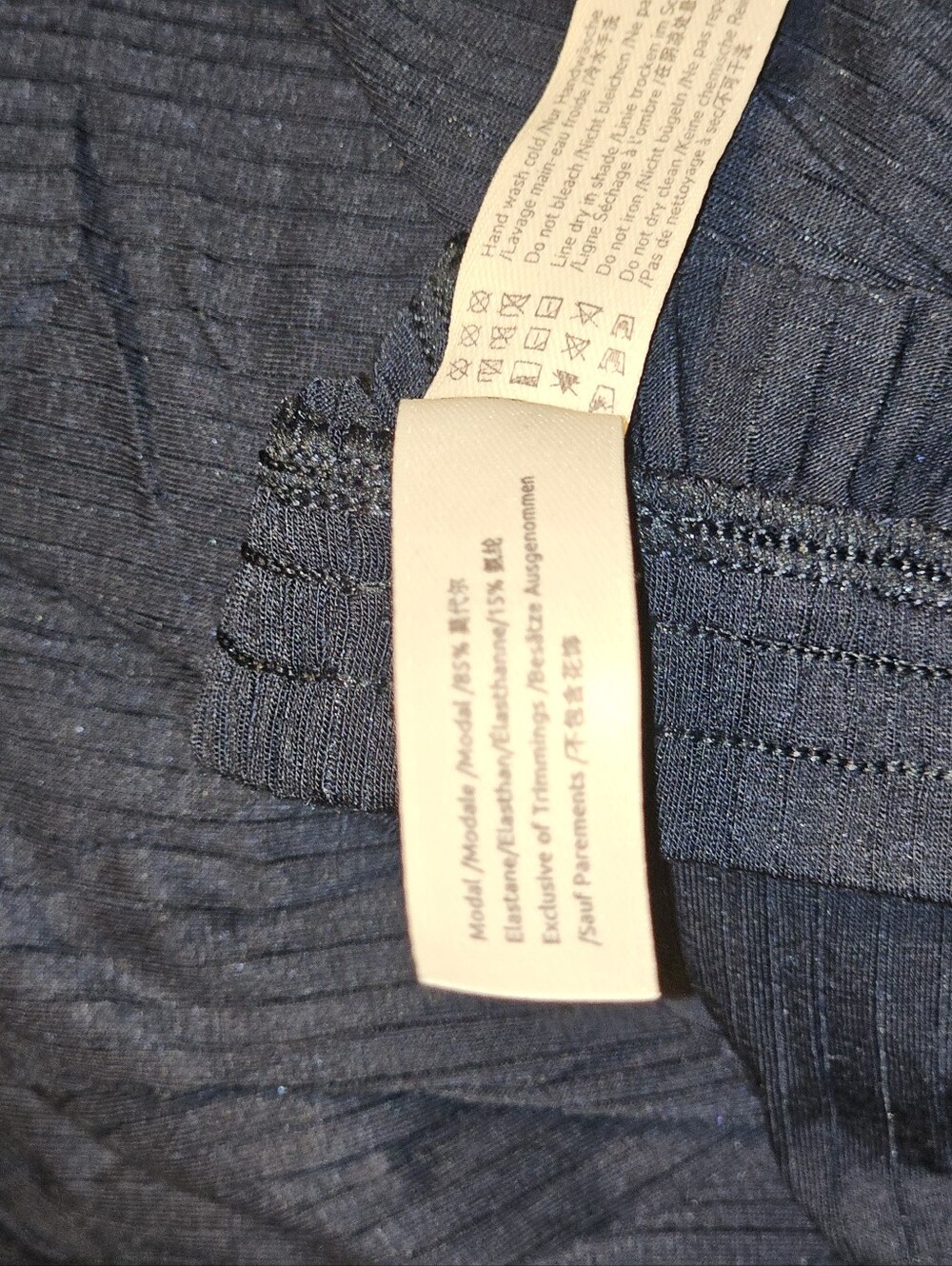 SOULVOR Women's Casual Modal Ribbed Wide Leg Pants - Picture 11 of 12